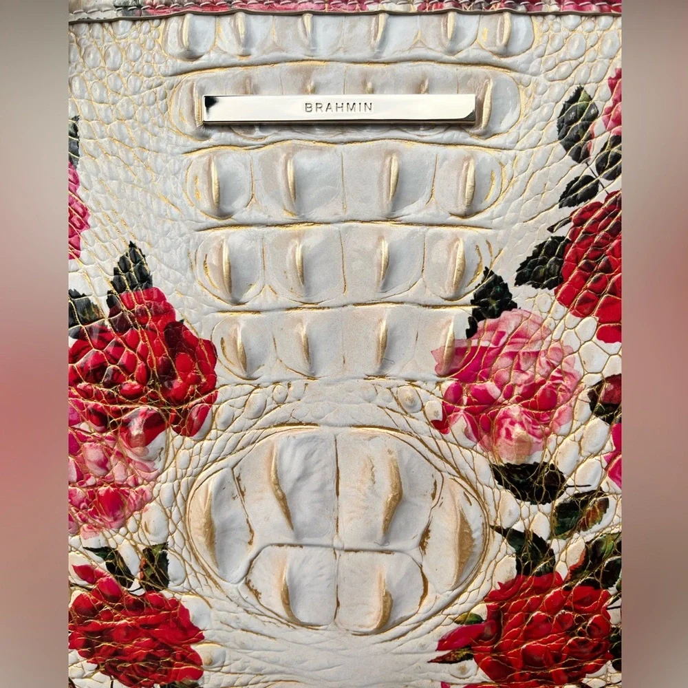 NWT Brahmin ROMANTIC ROSES Medium Asher Melbourne Tote